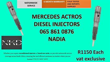 MERCEDES ACTROS DIESEL INJECTORS FOR SALE