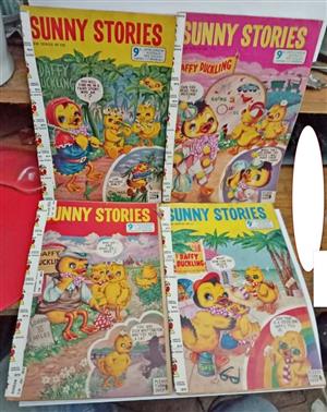 Sunny Story Vintage Comics x 4