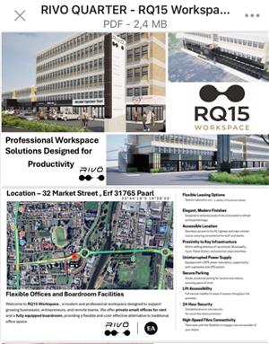 Small Office Spaces in Popular REVO COURTER