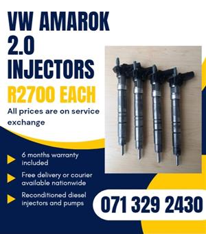 VW AMAROK 2.0 INJECTORS FOR SALE WITH WARRANTY 