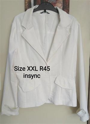 White insync jacket for sale