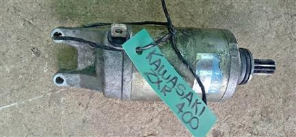 Kawasaki ZXR 400 starter. Meyerton bike scrapyard new and secondhand spares.