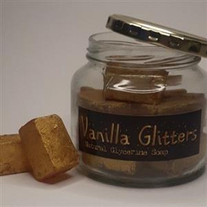Vanilla Glitter Glycerine Soap Bars