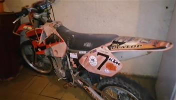 2007 KTM 525 exe for sale