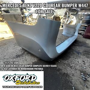 Mercedes Benz V220 w447 rear bumper for sale used Silver
