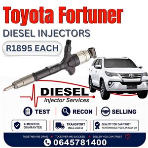 Toyota Fortuner diesel injectors for sale