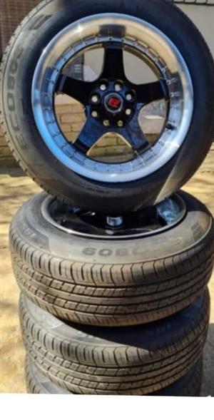 Tyres with rims brand new