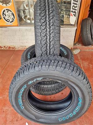 4x4 tyres 245/70/16 compasal white wall tyres new