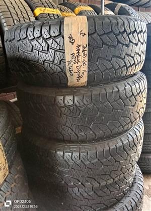 4 X Hankook Dynapro ATM 265 x 60 x 18 75%