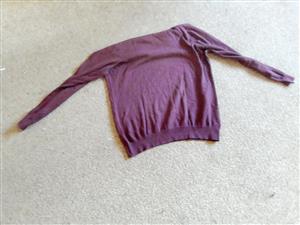 Burgundy men's jersey