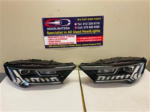 Audi Q7 RQ7 RSQ7 LED Matrix xenon left and right side headlights 