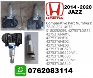 Honda Jazz TPMS tyre pressure monitor sensors and valves 