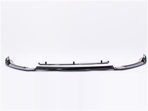 VW Polo AW 2018 Evo 4pc Gloss Black Front Spoiler