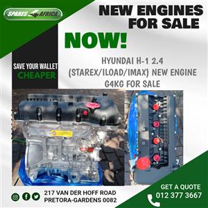HYUNDAI H-1 (STAREX / iLOAD / iMAX) 2.4 NEW G4KG ENGINE FOR SALE 