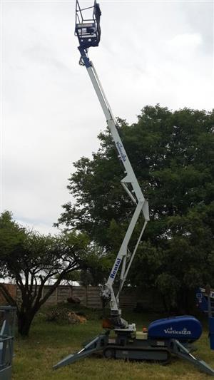 VerticalZA Nifty TD120TDAC - 12m Tracked Cherry Picker, ELECTRICAL Manlift