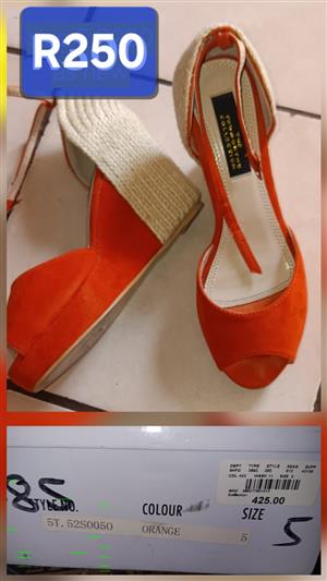 Wedges, brand new size 5