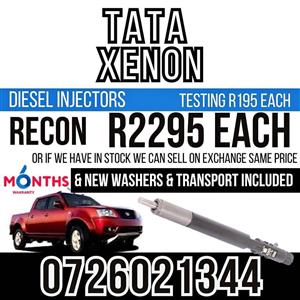 Tata Xenon diesel injectors for sale with a warranty