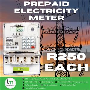 Prepaid electricity meter single phase -  