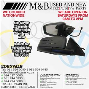 Side Mirror (Complete) FaceLift Right Side (Brand New) Suitable for Mercedes-Benz C-Class W204