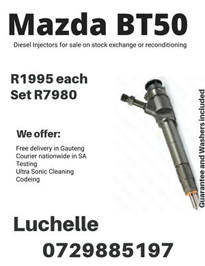 Mazda BT50 Diesel injectors for sale