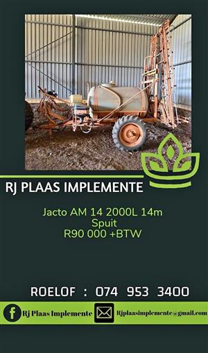 Jacto AM 14 2000L 14m Spuit