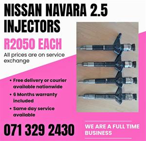 NISSAN NAVARA 2.5 INJECTORS FOR SALE WITH WARRANTY