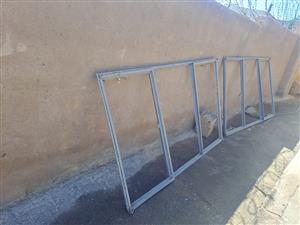 Steel gate and window frames