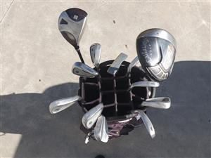 Golf clubs with Callaway driver 