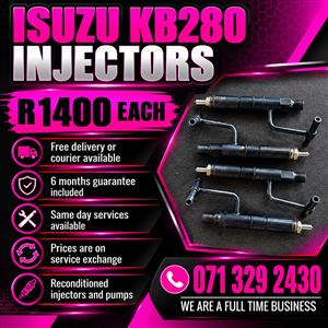 ISUZU KB280 INJECTORS FOR SALE WITH WARRANTY INCLUDED 