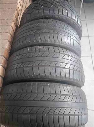 4 X 255/55/19 Goodyear Wrangler SUV tyres for sell