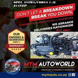 OPEL ASTRA CORSA 1.4 Z14XEP engine for sale