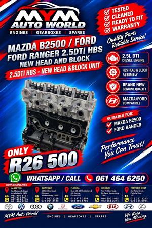 Mazda B2500 head block 