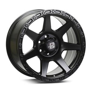 17″ SSW S406 California 5/150 Matt Black Alloy Wheels