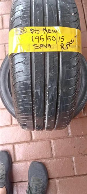 2x Sava tyres ..almost New