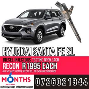 Hyundai Santa Fe diesel injectors for sale on exchange or to recon your own