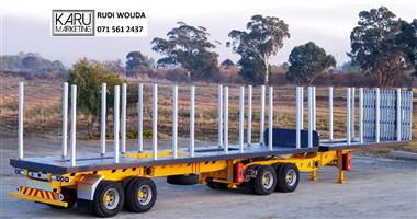 New 2026 PRBB 6 & 12 Timber Flat Deck Interlink with Pole Pocket System