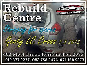 Geely LC Cross 1.3 2013 stripping for spares.
