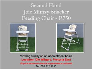 Second Hand Joie Mimzy Snacker Feeding Chair 