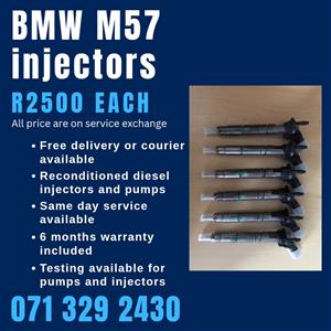 BMW M57 INJECTORS FOR SALE WITH WARRANTY INCLUDED 