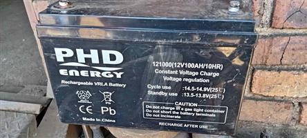 Solar / Household Battery - 12V 100AH 10HR