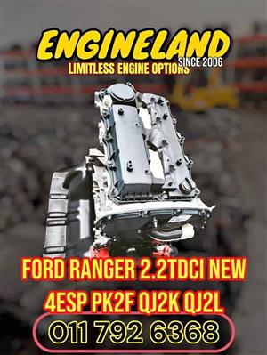 Brand new Ford Ranger 2.2tdci 4ESP PK2F QJ2K QJ2L engine