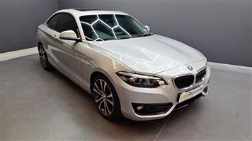 2018 BMW 220i SPORT LINE A/T (F22)