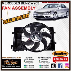 MERCEDES BENZ W203 FAN ASSEMBLY