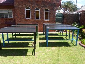 Work Tables Different sizes at different prices.