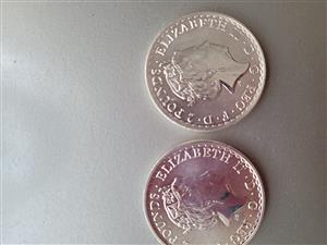 1oz Silver Britannia - UK ROYAL MINT - .999 Fine Silver Rounds Coins