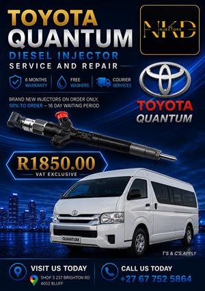 Service_Your_Toyota_Quantum_Diesel_Injectors