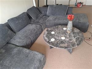 Seattle 4 Piece Modular Suite Charcoal