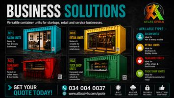 Shipping Container Business Units for sale
