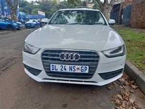 2015 AUDI A4 1.8 TFSI AUTOMATIC, WHITE,  LEATHER SEATS, SUNROOF.
