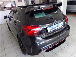 2016 Mercedes Benz A45 AMG 4matic Turbo Auto Black color service history spare key Sunroof Reverse C